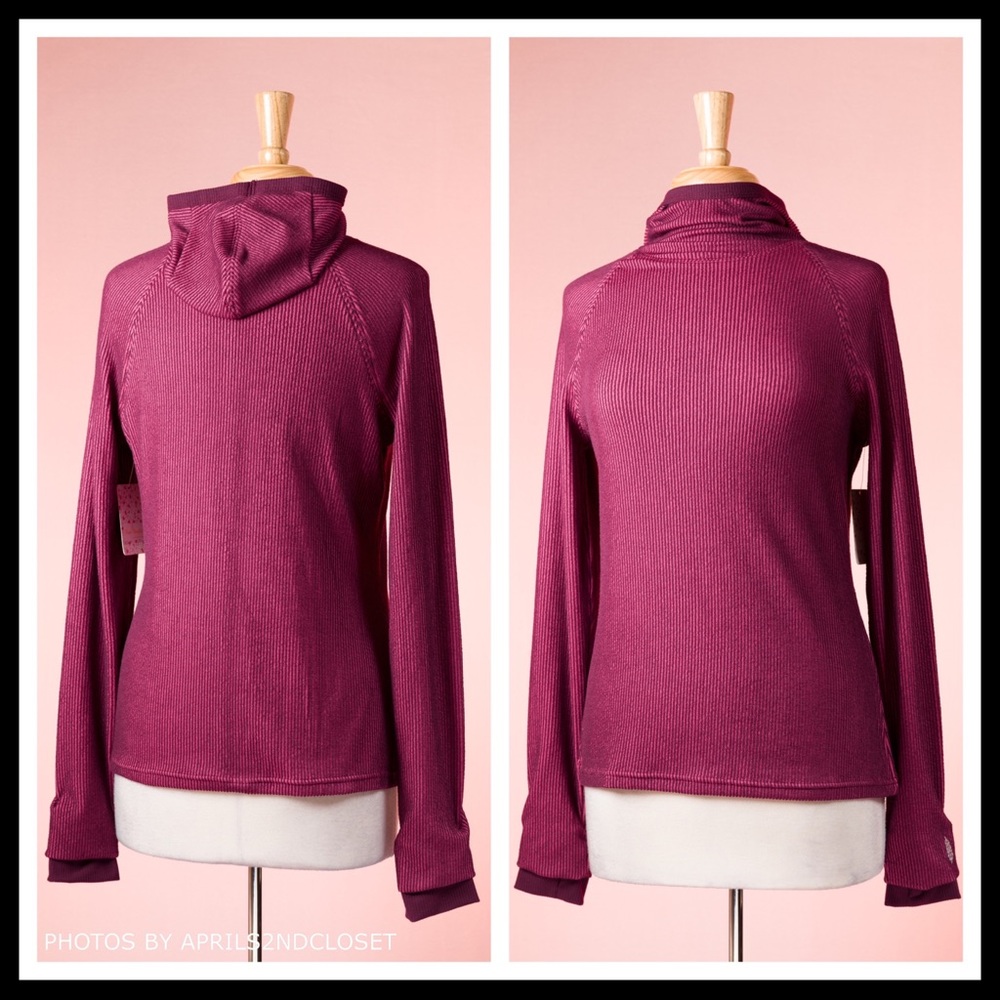 FREE PEOPLE BOHO HOODIE LONG SLEEVES KNIT TOP A2C - Picture 3 of 8